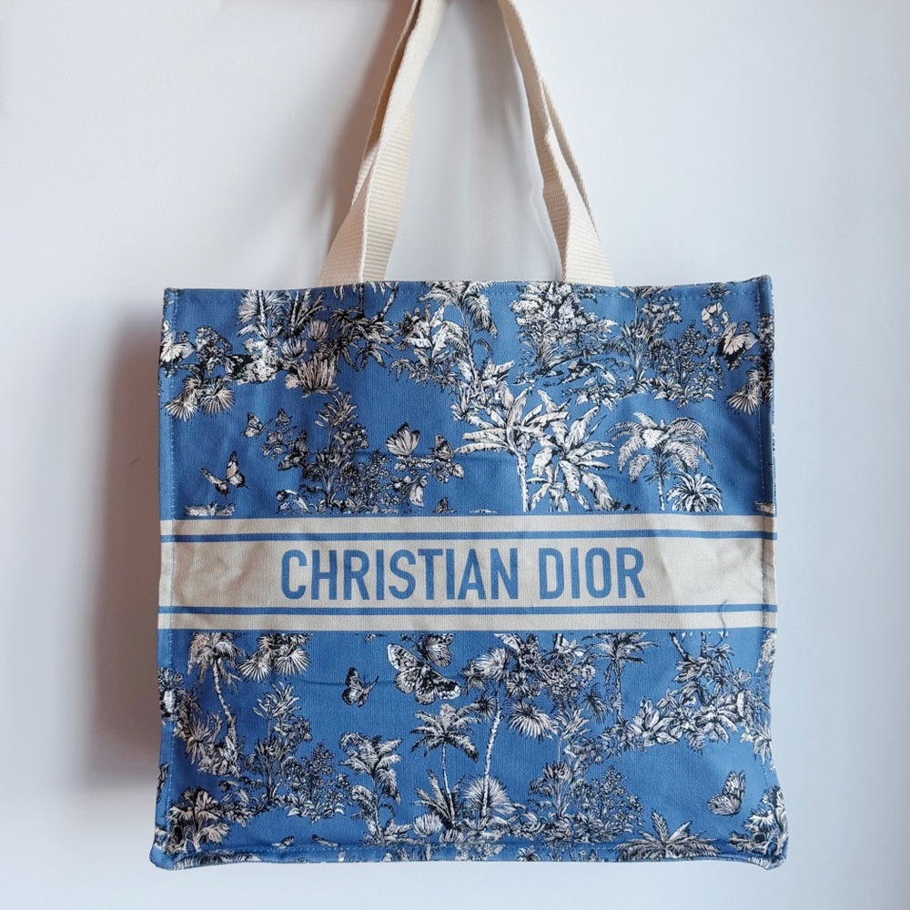 Christian Dior Blue Beauty Makeup Tote